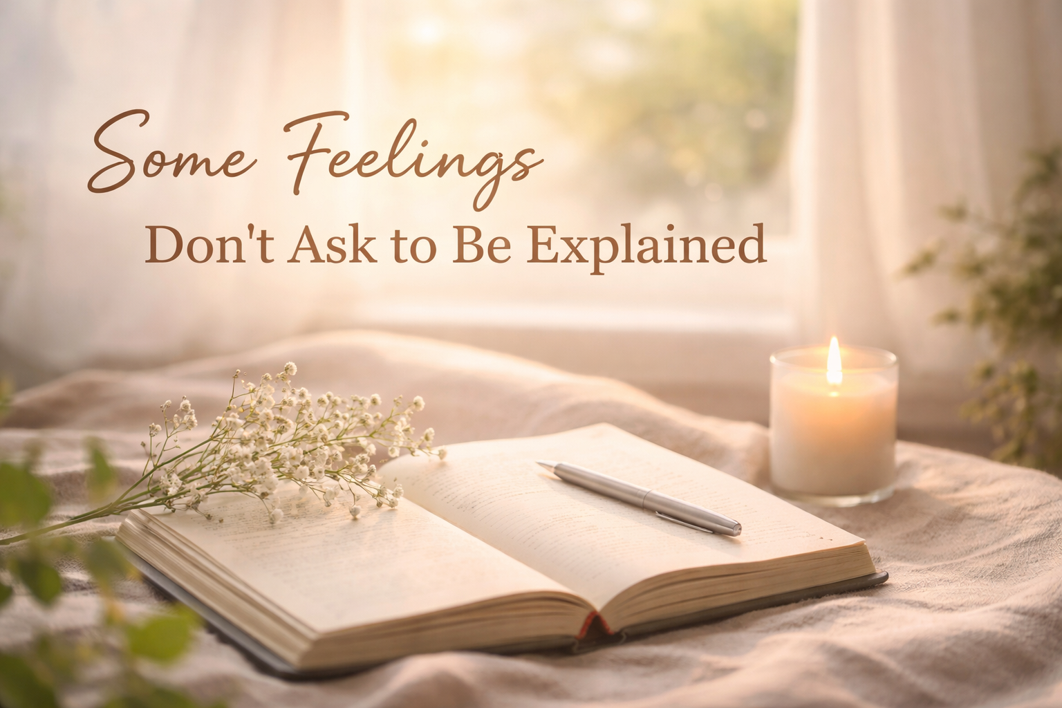 some feelings don’t ask to be explained emotional reflection