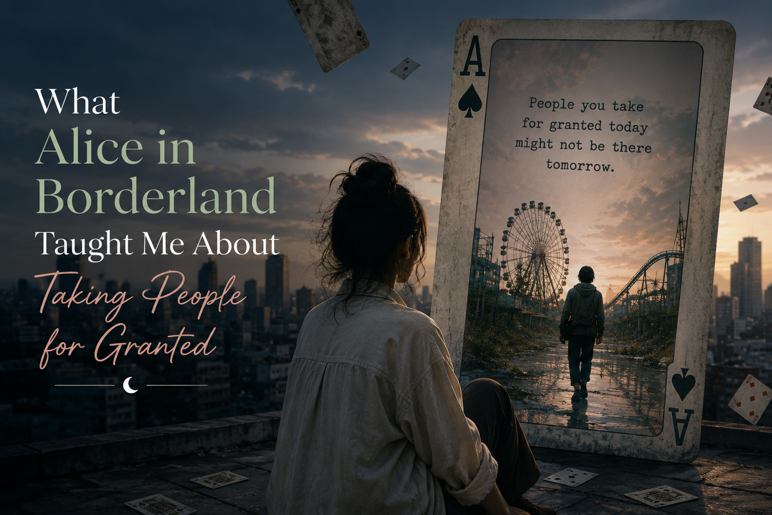 Alice in Borderland life lessons about relationships and taking people for granted.