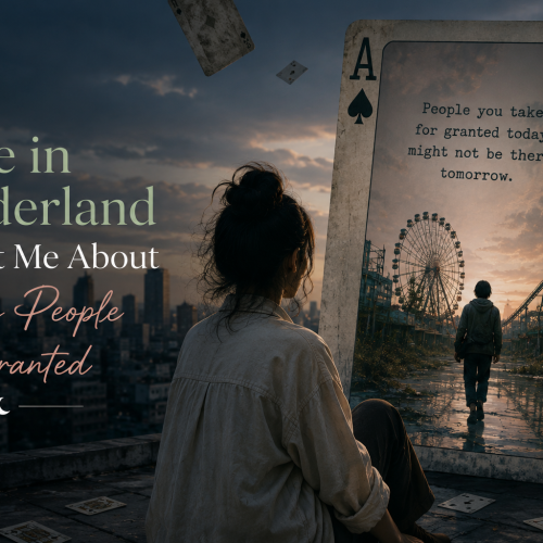 Scene illustrating how Alice in Borderland explores taking people for granted